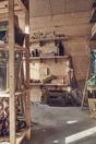 Etagère en pin à 5 tablettes , L.70 x P.30 x H.170 cm