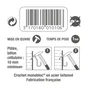 Lot De 10 Crochets Tableaux De Poids Moyen Le Crochet Francais L.25 X L.18 Mm