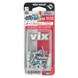 Lot De 10 Chevilles Et Vis À Visser Vix Red Head, Diam.12 X L.30 Mm