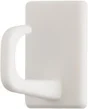 Lot de 4 crochets adhésif 3M, blanc