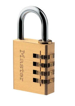Cadenas À Combinaison Masterlock Laiton, L.40 Mm