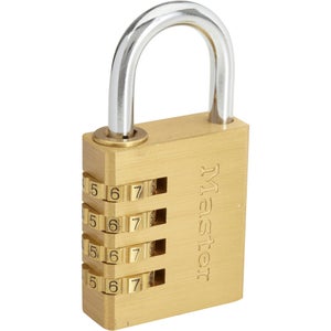 Cadenas À Combinaison Masterlock Laiton, L.40 Mm