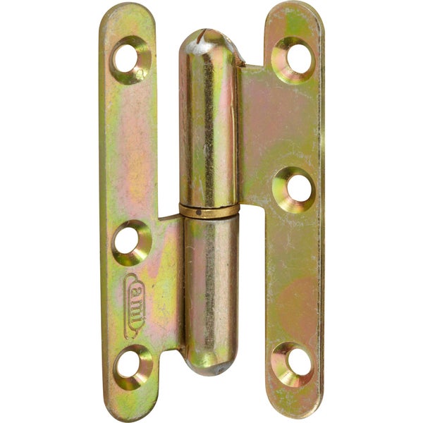 Paumelle acier pour fenêtre HETTICH, L.80