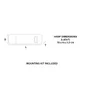 Master Lock 706Eurd Moraillon Pour Verrouillage De Porte Extérieure, 15 X 6 Cm
