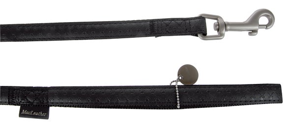 Laisse chien mc leather 20mm/1.2m noir