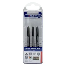 Lot De 3 Tarauds Métal, Diam.6 Mm Tivoly