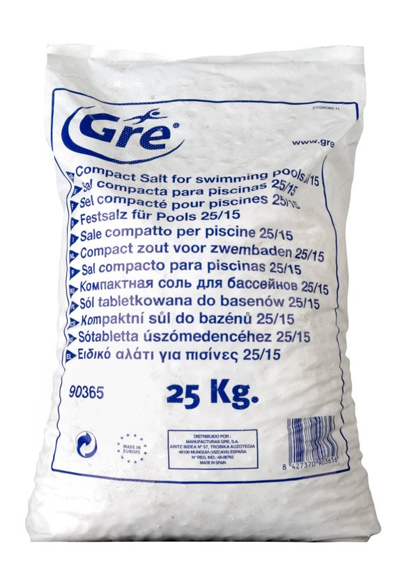 Sel de piscine GRE, sac de 25 kg