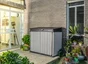 Coffre de jardin résine Elite store gris et noir, 1200 l