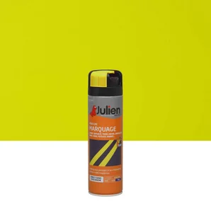 Aérosol de marquage intérieur/extérieur JULIEN jaune fluorescent 500 ml