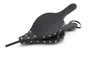 Soufflet simili cuir noir Ubis, FIRE