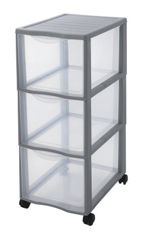 Tour De Rangement Orgamix Plastique , L.26 X P.36.5 X H.63.5 Cm