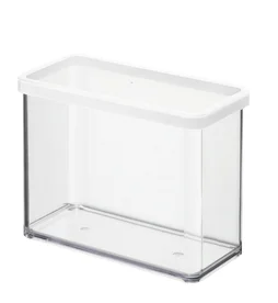Boîte ROTHO plastique, l.10 x P.20 x H.14.2 cm, 2.1 l,  transparent / blanc