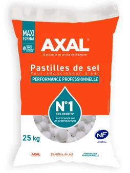 Sel pour adoucisseur, AXAL, 25 kg