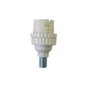 Douille Pour Bougie B22 Tibelec, Plastique, Blanc 60 W