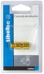 Lot De 2 Raccords Tibelec, Laiton, Or