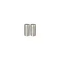 Lot De 2 Tubulures Tibelec, Acier, Gris