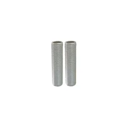 Lot De 2 Tubulures Tibelec, Acier, Gris