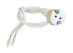 Douille G4 / Gu4 / Gu5.3 / Gy6.35 en plastique, TIBELEC, 100 W blanc