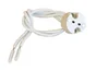 Douille G4 / Gu4 / Gu5.3 / Gy6.35 en plastique, TIBELEC, 100 W blanc