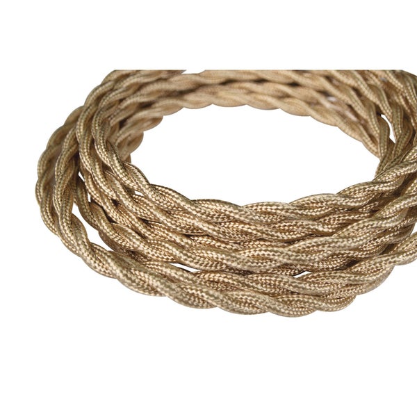 Fil Torsadé Tibelec, Tissu, Or