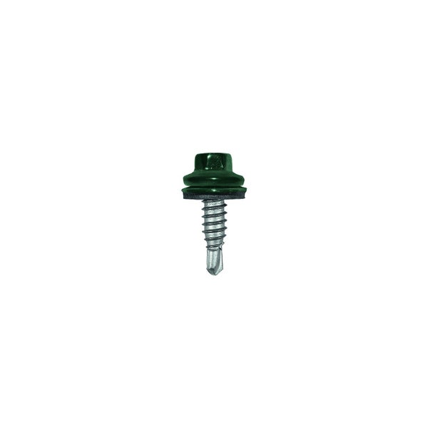 Lot De 10 Vis De Couturages, L.22 Mm Vert Sapin Ral 6009 Bol-Fixations