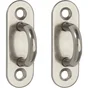 Platine à œil inox diamètre 6mm 60x20mm lot de 2