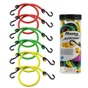 Lot de Sandows + crochets métal de 60 à 100cm masterlock bocal 6 pièces