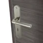 2 Poignées De Porte Tolbiac Trou De Clé Inspire, Aluminium, 195 Mm