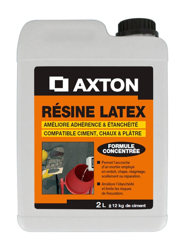 Résine D'Adhérence Concentrée Pour Mortier Axton 2 L Blanc