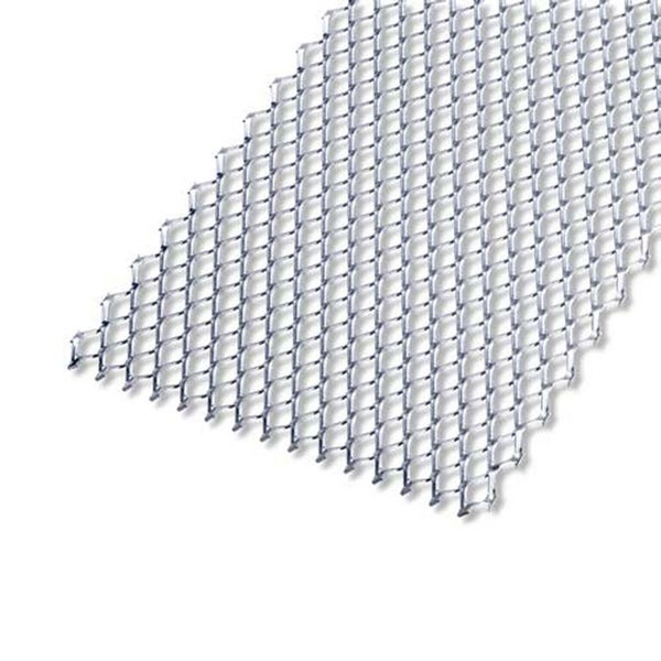 Tôle Acier Métal Déployé Brut Gris L.20 X L.100 Cm Ep.2.8 Mm