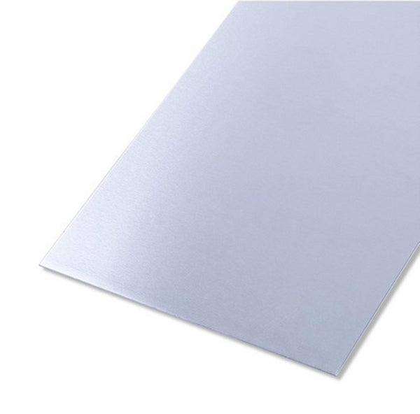 Tôle Acier Inoxydable Lisse Brut Gris L.60 X L.100 Cm Ep.0.5 Mm