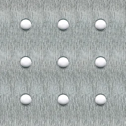 Tôle Aluminium Perforée Brut Gris L.60 X L.100 Cm Ep.1.5 Mm