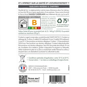 Vernis, Masqu'Carrelage Maison Deco, Transparent, 1 L