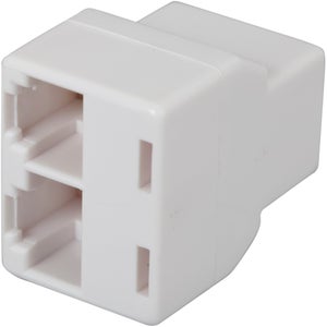 Raccord Rj45 / Rj11 Femelle / Femelle Blanc Evology