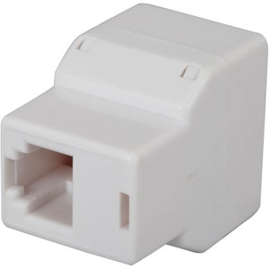 Raccord Rj45 / Rj11 Femelle / Femelle Blanc Evology