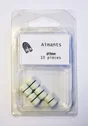 Lot De 10 Magnets Classic Rond, Blanc L.6.7 X H.11 Cm