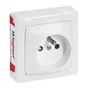 Prise avec terre saillie ASL, LEGRAND, blanc