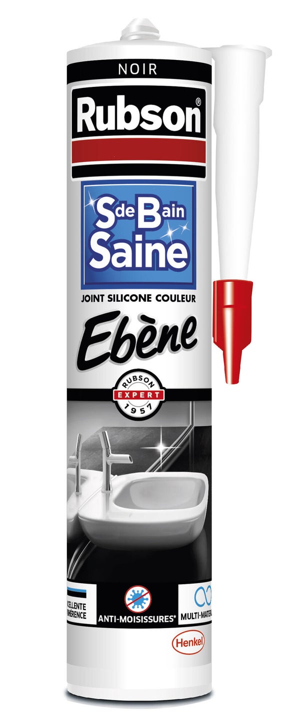 Silicone D'Étanchéité, Rubson, Cuisine Et Bain, Noir