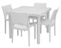 Chaise de jardin Paris greenpol en résine injectée blanc