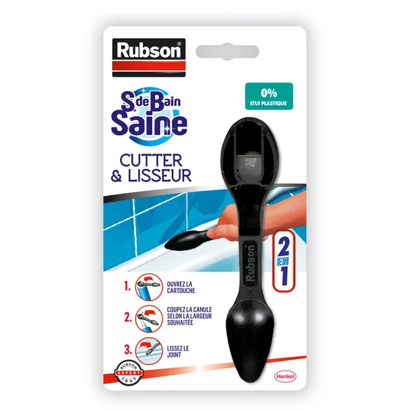 Cutter Lisseur Pour Joint Silicone De Salle De Bains, Rubson