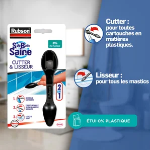 Cutter Lisseur Pour Joint Silicone De Salle De Bains, Rubson