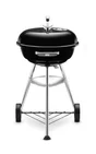 Barbecue au charbon de bois WEBER Compact kettle 57, noir