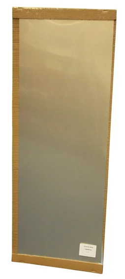 Plaque Magnétique Métal Brossé, Argent L.33 X H.95 Cm