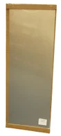 Plaque Magnétique Métal Brossé, Argent L.33 X H.95 Cm
