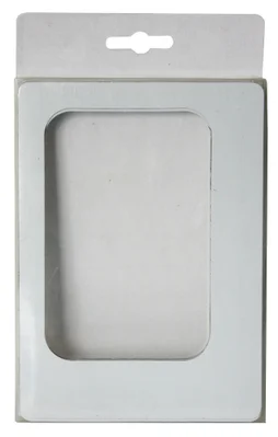 Lot de 5 Magnets Cadre L, Blanc L.11.5 X H.16 cm