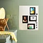 Lot de 5 Magnets souples Cadre L, Noir L.11.5 X H.16 cm