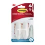 Lot de 2 crochets résistant à l'eau design, COMMAND blanc 1.3 kg
