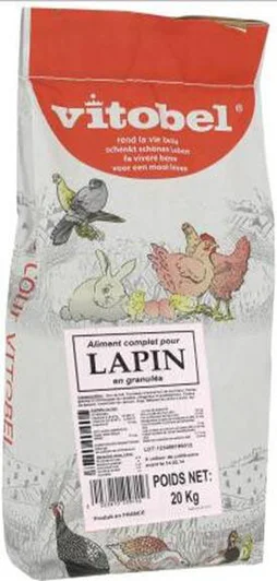 Aliment lapin fermier VITOBEL 20kg