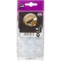 Lot de 12 pastilles adhésives STANDERS plastique transparent L.1.9 x H.1.9 x l.1.9 cm
