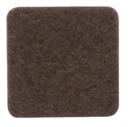 Patin feutre adhésif 25 x 25 S8 marron